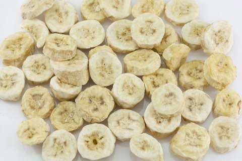 Lyofilizované plátky banánov 20 kg