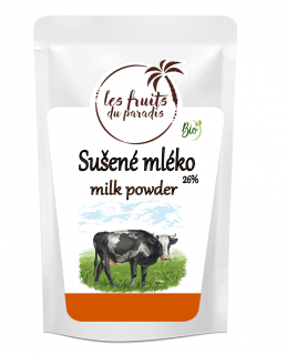 Sušené mléko 26 % tuku BIO 1 kg