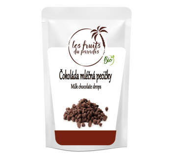 Organic chocolate drops whole milk 10mm 500 g