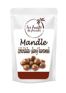 Mandle v čokoláde so slaným karamelom  250 g