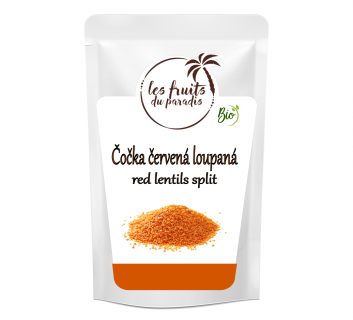 Lentilles rouges cassés biologiques 500 g