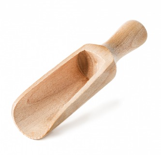 Wooden salt and spices shovel 9 cm