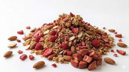 Organic Muesli Almonds Strawberries 2.5 kg