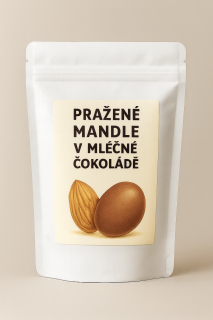 Amandes naturelles grillées au chocolat au lait  5 kg