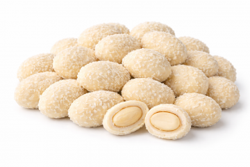 Amandes blanchies au chocolat blanc et à la noix de coco 5 kg