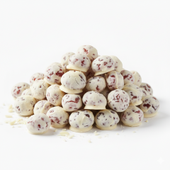 Sauerkirschen in weißer Schokolade BIO 5 kg