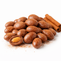 Mandle prírodné v mliečnej čokoláde so škoricou 5 kg