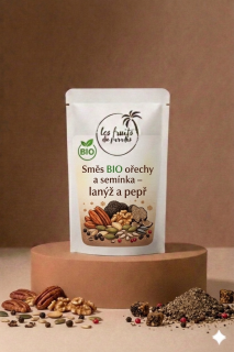 Zmes orechov a semien BIO - lanýž a korenie 300 g