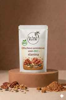 Zmes orechov a semien BIO - príchuť slaniny 300 g