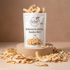 Organic Coconut slices - Smiles  200 g