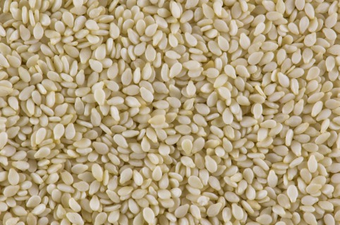 Organic white peeled sesame 25 kg