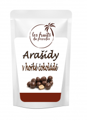 Cacahuètes enrobées de chocolat noir 200 g