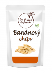 Organic banana chips unsweetened  150 g