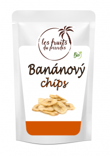 Organic banana chips unsweetened  150 g