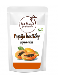 Organic papaya cubes 1 kg