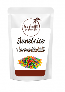 Sunflowers in coloured chocolate 500 g