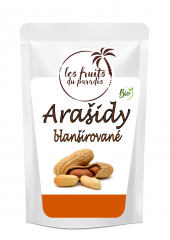 Blanšírované arašidy RAW BIO 200 g