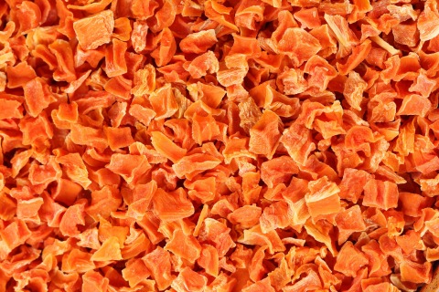 Cubes de carottes déshydratées 25 kg