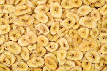 Organic sweetened banana chips 6.35 kg
