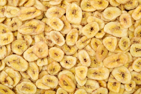 Organic sweetened banana chips 6.35 kg