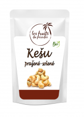 Kešu ořechy pražené solené BIO 1 kg