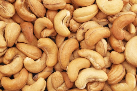 Kešu orechy pražené solené 10 kg