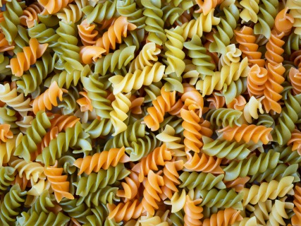 Pasta Bio spirals tricolore 1kg 6 kg